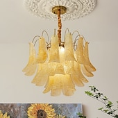 baratos Candeeiros de Lustre-Luminária pendente de LED com 6 luzes, moderna, estilo fazenda, com cordão ajustável, iluminação para ilha de cozinha, sala de jantar, quarto, hotel