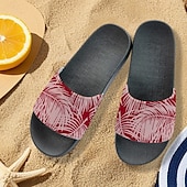 preiswerte Urlaubsandalen-Slide-Sandalen im Patchwork-Design für Herren – lässiger und stylischer Stil für Männer im Strandurlaub, zum Entspannen am Pool und für den Sommeralltag