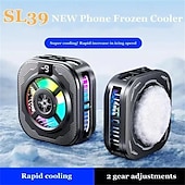 cheap Universal Accessories-SL39 Mobile Phone Cooler Magnetic Back Clip Semiconductor Radiator with Silent Fan for Gaming