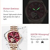 cheap Quartz Watches-Women Quartz Watch Wrist Watch Retro Vintage Luminous Calendar Waterproof Stainless Steel Strap Watch