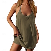 preiswerte Freizeitkleidung-ärmelloses Minikleid für den Sommer für Damen