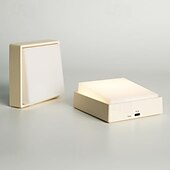 abordables 123496-Veilleuse fantaisie sans fil à intensité variable, applique murale magnétique portable à piles rechargeable, design à bascule, pour chambre à coucher, chambre d&#039;enfant, salle de bain, couloir, cuisine
