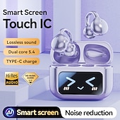 cheap TWS True Wireless Headphones-M100 True Wireless Headphones TWS Earbuds Ear Clip Bluetooth 5.3 Ergonomic Design Stereo Surround Sound for Fitness Gym Workout Camping / Hiking Travel Entertainment