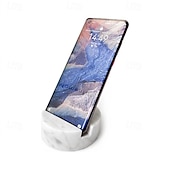 economico Supporto per telefono-Supporto per cellulare in pietra naturale impermeabile elegante supporto da scrivania in marmo per smartphone decorazione per ufficio e casa