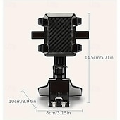 economico Supporti per auto-Supporto creativo per cellulare da auto, girevole a 360 gradi, supporto per telefono da cruscotto con piastra di parcheggio