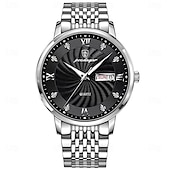 cheap Quartz Watches-Luxury Brand Man Watch Waterproof Luminous Date Week Men&#039;s Quartz Wristwatch Stainless Steel Fashion Sports Men Watches