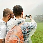 cheap Pools, Hot Tubs &amp; Supplies-1pcs, Outdoor Essential Adult Emergency Raincoat, Keychain Ball with Raincoat, Adult Raincoat, Suitable for Outdoor Cycling, Mountaineering, Outdoor Sports and Amusement Parks, Rainy Day Essentials