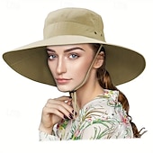 cheap Sun Hats-Large Edge Bucket Cap for Both Sexes Summer Large Edge UV Sun Hat Breathable Fisherman Hat