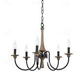 economico Lampadari-Lampadari a sospensione a LED per isola cucina 60*47cm, lampadari a 6/8 teste, lampadari moderni da ingresso, stile fattoria, appesi al soffitto sopra il tavolo, bianco caldo.