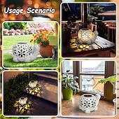 economico Luci paesaggistiche-1 pz. Luce decorativa solare per esterni a forma di tartaruga cava, per cortile, giardino, sentiero, parco, paesaggio, ornamento, luce, statua, animale carino.