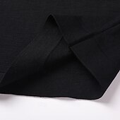 cheap Men&#039;s Elite Polo-Men&#039;s Silk Linen Cotton Business Casual Half Zip Short Sleeve Basic Formal Solid Color Zipper Summer Black Dark Navy Sky Blue Dark Green Gray
