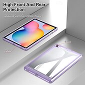 cheap Samsung Tablets Case-Tablet Case Cover For Samsung Galaxy Tab A9 8.7&quot; S9 11 inch S9 Plus 12.4&quot; S8 Plus 12.4&#039;&#039; S8 11&#039;&#039; S7 Plus 12.4&quot; S7 11&#039;&#039; A8 10.5&#039;&#039; A7 Lite 8.7&#039;&#039; A7 10.4&#039;&#039; Full Body Protective Shockproof Transparent