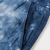 preiswerte Draussen-Herren Cargo-Shorts Outdoor Shorts Camping-Shorts Shorts mit Camouflage-Muster Wander-Shorts Mehrere Taschen Gerader Schnitt Batik Tarnung Feuchtigkeitsableitend tragbar Knielang Lässig Täglich Ferien