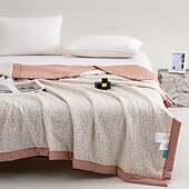 baratos Cobertores de cama-Colcha de verão, Floral / flor Fibra de Liocel Confortável cobertores