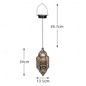 halpa Maisemavalot-1kpl 0.5 W Aurinkopaneeli LED-valot Aurikoladattava Lämmin valkoinen 1.2 V 1 LED-helmet