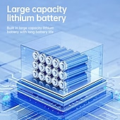 お買い得  携帯扇風機-2-in-1ウエストクリップ＆デスクトップ冷却ファン | 折りたたみハンドヘルドデザイン | アイスクールブリーズ、静音で夏の使用に適したポータブル