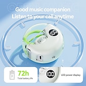 economico Cuffie telefoniche e per ufficio-m80 vivavoce telefono guida auricolare clip auricolare bluetooth 5.3 design ergonomico suono surround hifi per fitness palestra allenamento telefono cellulare