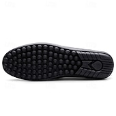 cheap Men&#039;s Slip-ons &amp; Loafers-Men&#039;s White Loafers with Silver Accents, Lightweight Casual Shoes, Ideal for Everyday Wear and Vacation Getaways