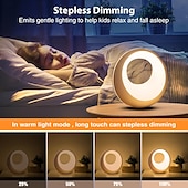 economico Luci intelligenti-1 pz luce notturna dimmerabile a colori RGB con telecomando, timer dimmerabile touch, batteria ricaricabile USB, luce notturna per interni e camera da letto
