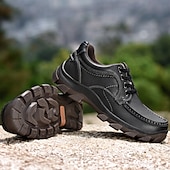 economico Sneakers da uomo-scarpe da ginnastica da uomo con lacci color cuoio e suola in gomma antiscivolo, comode e traspiranti per avventure all&#039;aria aperta e abbigliamento casual da giorno