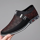 billige Uformelt-svarte slip-on joggesko for menn med teksturert design – komfortable sko for fritids- og hverdagsbruk
