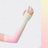 cheap Home Sleeves &amp; Gloves-Gradient Color Ice Sleeves Women&#039;s Summer Ice Silk Sun Protection Sleeves Driving Cycling Arm Protection Anti-ultraviolet