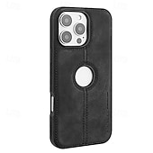 cheap iPhone Cases-Phone Case For Apple AirTag iPhone 16 Pro Max Plus iPhone 15 14 Pro Max Plus iPhone 13 12 Pro Max Back Cover Magnetic Adsorption Support Wireless Charging Shockproof Geometric Pattern PU Leather