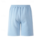 billiga Svett shorts-Herr Atletiska shorts Svett shorts Shorts Sommarshorts Ficka Snörning Elastisk midja Slät Komfort Andningsfunktion Kort Utomhus Sport Klassisk Ledigt Svart Vit