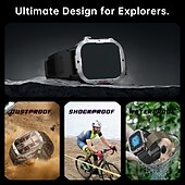 abordables Montres connectées-696 C30PRO Montre intelligente 2.19 pouce Smartwatch Montre Connectée Bluetooth Podomètre Rappel d&#039;appel Moniteur de Sommeil Compatible avec Android iOS Hommes Appels Mains Libres Rappel de Message