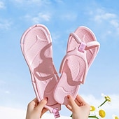 abordables Zapatillas de estar por casa-Zapatillas de Baño Portátiles para Parejas Ligeras EVA Antideslizantes Suaves y Cómodas Suela Plegables Zapatillas para Hombres y Mujeres con Pies Planos