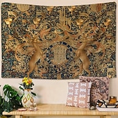 זול שטיח קיר מימי הביניים-קירות תלאות קירות בדים בנעורים קירות בדים דקורטיביים צילום לבית חדר שינה סלון סמלים של ג'ון