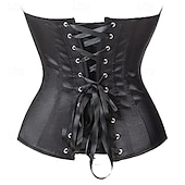 economico corsetto-Rococò Completo Mascherata Corsetto Overbust Cosplay Controllo della Pancia Push-Up Jacquard Jacquard Per donna Reale Mascherata Feste Carnevale di Venezia Adulti Corsetto