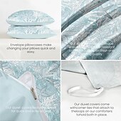 cheap 100% Cotton-Sea Duvet Cover Set 100% Cotton Soft and Breathable Bedding Featuring Sea Star Sea Weeds Lightweight and Durable Quilt Cover Comfortable for All Seasons Easy to Care