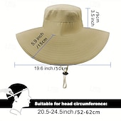 cheap Sun Hats-Large Edge Bucket Cap for Both Sexes Summer Large Edge UV Sun Hat Breathable Fisherman Hat