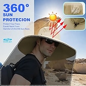 cheap Sun Hats-Large Edge Bucket Cap for Both Sexes Summer Large Edge UV Sun Hat Breathable Fisherman Hat