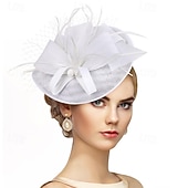 tanie Fascynatory i kapelusze-Elegancja Nakrycie głowy Kapelusz Fascynatory Fascynator Dama Strój na bal maskowy Damskie derby Wesele Ascot Dla dorosłych Kapelusz Wiosna i lato