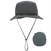billiga hem hattar-UPF50+ Fällbar bucket hat snabbtorkande lätt utomhushatt solhatt klättring fiske hatt