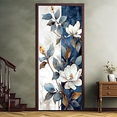 baratos Banners de Garagem e Porta-Decorações de Porta de Flores Tropicais Capa de Porta Tapeçaria para Porta Decoração de Fundo Interna/Externa Banner de Porta para Porta da Frente Casa de Campo