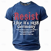 preiswerte Patriotisches T-Shirt für Veteranen-Herren Lustiger Slang T Shirt Kurzarm T-Shirt 3D-Druck Rundhalsausschnitt Rundhals Hemd Mode Täglich Basic Straße Lässig Täglich Schwarz Blau Grün Sommer Frühling Ganzjahres Bekleidung S M L XL XXL