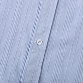 billiga Semester-Herr Skjorta Casual skjorta Knapp upp skjorta Slät Semester Gata Svart Vit Gul Armégrön Kortärmad Kavajslag Sommar Kläder Button-Down
