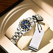 levne Quartz hodinky-Dámské Křemenný Náramkové hodinky Retro ročník Wristwatch LCD VODĚODOLNÝ Pásek z nerezové oceli Hodinky