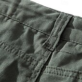 preiswerte Klassiker-Herren Cargo-Shorts Shorts Sommershorts Mehrere Taschen Klappentasche Einfach Komfort tragbar Knielang Outdoor Sport Täglich Mode Lässig Schwarz Gelb