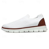 abordables Chaussures sans lacets &amp; mocassins-Baskets en tricot à enfiler pour homme – Chaussures de marche décontractées, légères et respirantes, idéales pour les voyages d&#039;été et le quotidien