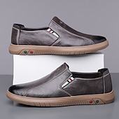 preiswerte Slipper Schuhe-Herren Slipper aus Kunstleder – stylische Freizeitschuhe für Business, Büro und Alltag