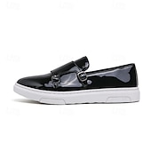 voordelige Hereninstappers &amp; loafers-Witte instappers met monniksband voor heren – elegante casual schoenen voor op kantoor, evenementen en zakelijke casuals