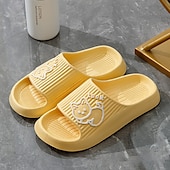 economico Pantofole da casa-Pantofole Cloud Slides per donne e uomini pantofole da doccia sandali da bagno estremamente comodi con suola spessa imbottita
