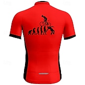 cheap Men&#039;s Jerseys-Men&#039;s Cycling Jersey Short Sleeve Bike Tee Tshirt Jersey with 3 Rear Pockets Mountain Bike MTB Breathable Quick Dry Anatomic Design Wicking Yellow Red Blue Graphic Sports Clothing Apparel