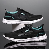 billige Sneakers til herrer-joggesko for menn – pustende lette atletiske joggesko for jogging, trening og uformelle antrekk