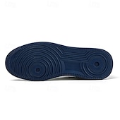 preiswerte Sneaker für Herren-Modische Herren-Sneaker – Retro-inspirierte Muster, Kunstledermaterial, ideal für Freizeitausflüge und Abenteuer in der Stadt