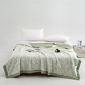baratos Cobertores de cama-Colcha de verão, Floral / flor Fibra de Liocel Confortável cobertores